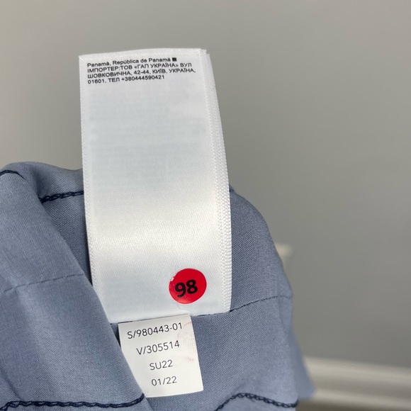 Athleta Avenue Printed Wide Leg Crop Pant in Allure Navy Plus Size 16 980443 NEW - Picture 9 of 13